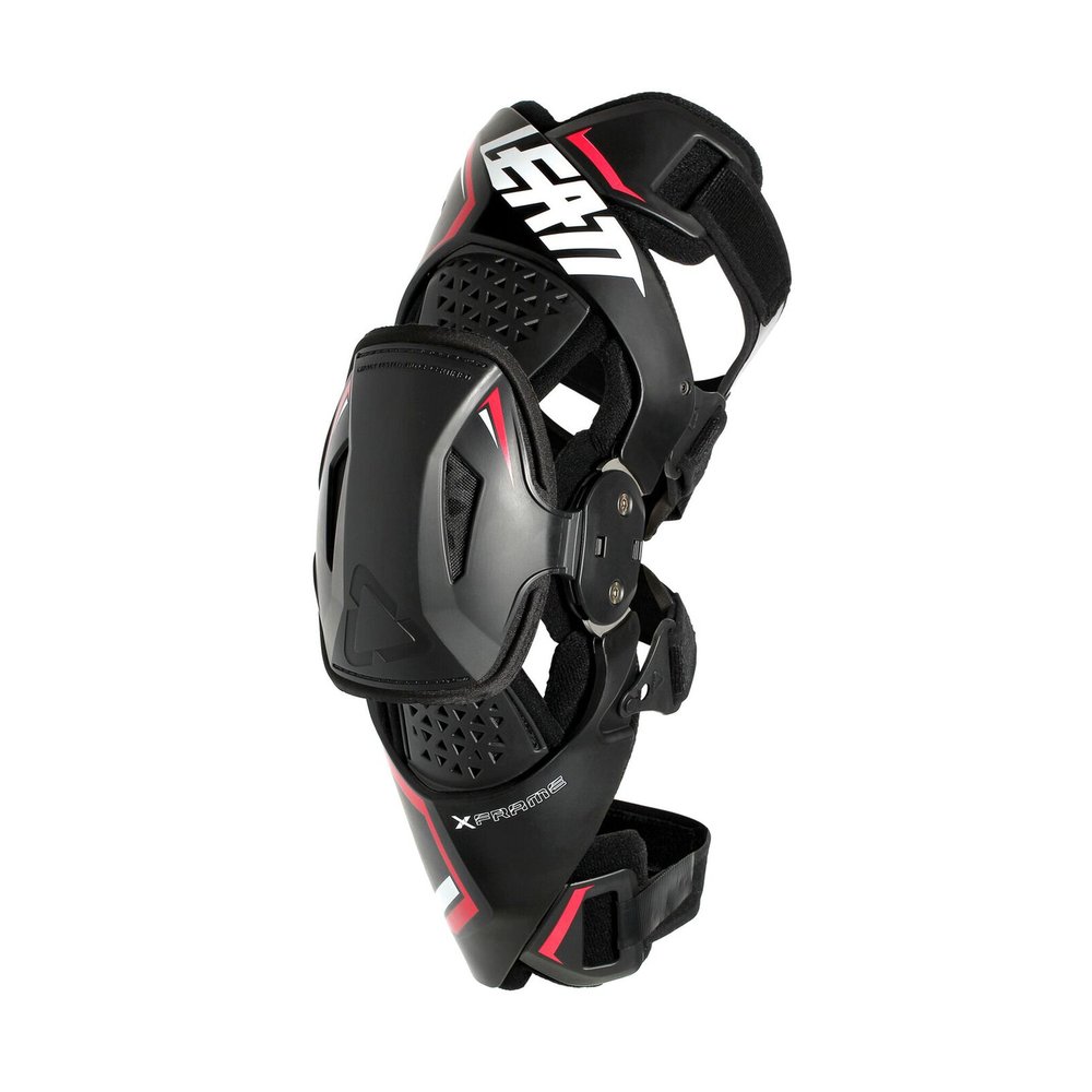 LEATT X-Frame Motocross Knieprotektoren schwarz-rot