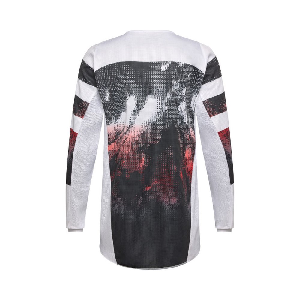 FOX 180 KAIROS JERSEY Weiss/Neon Rot