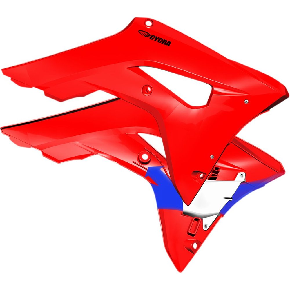 CYCRA Powerflow Einlass-Kühlerschutz Honda CRF450 17- rot