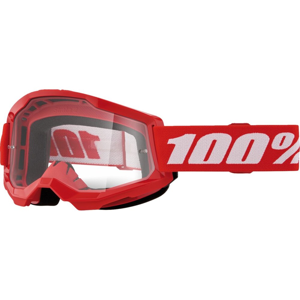 100% Strata 2 rot Kinder Brille klar 100% Strata 2 rot Kinder Brille klar