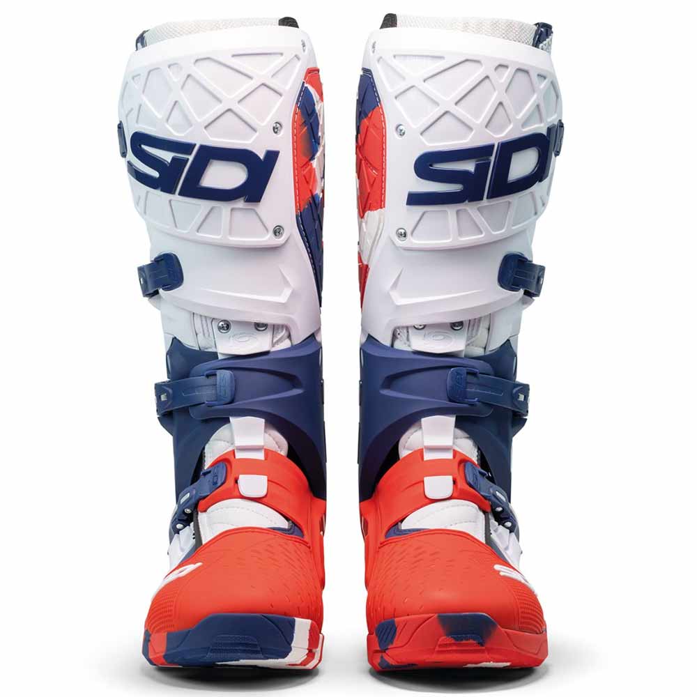 SIDI Crossfire X Motocross Stiefel weiss navy rot SIDI Crossfire X Motocross Stiefel weiss navy rot