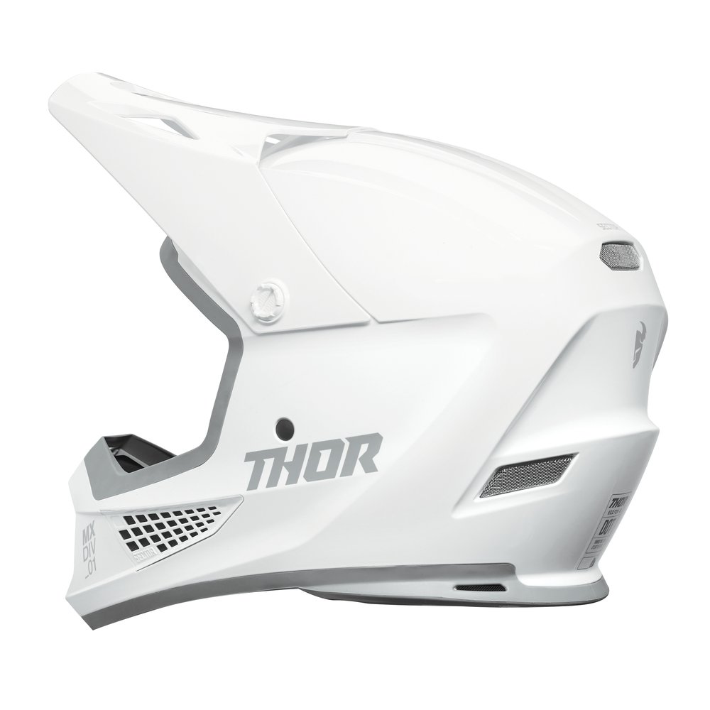 THOR Sector 2 whiteout weiss Motocross Helm weiss