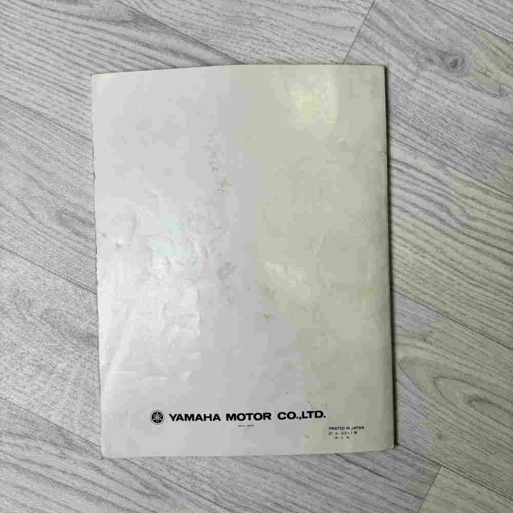 YAMAHA PW 50 (U) 1988 36E-28199-81 Motorrad-Handbuch gebraucht
