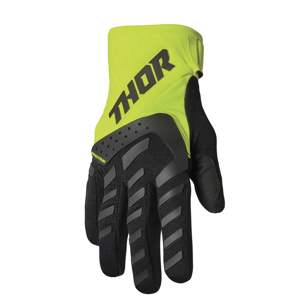 THOR Spectrum Motocross Handschuhe schwarz gelb