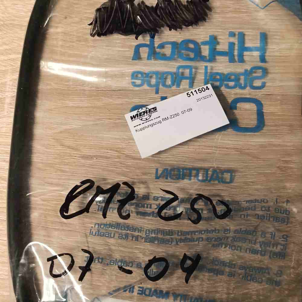 SUZUKI Kupplungszug Clutch Cable RMZ250 07-09 Wieres 511504