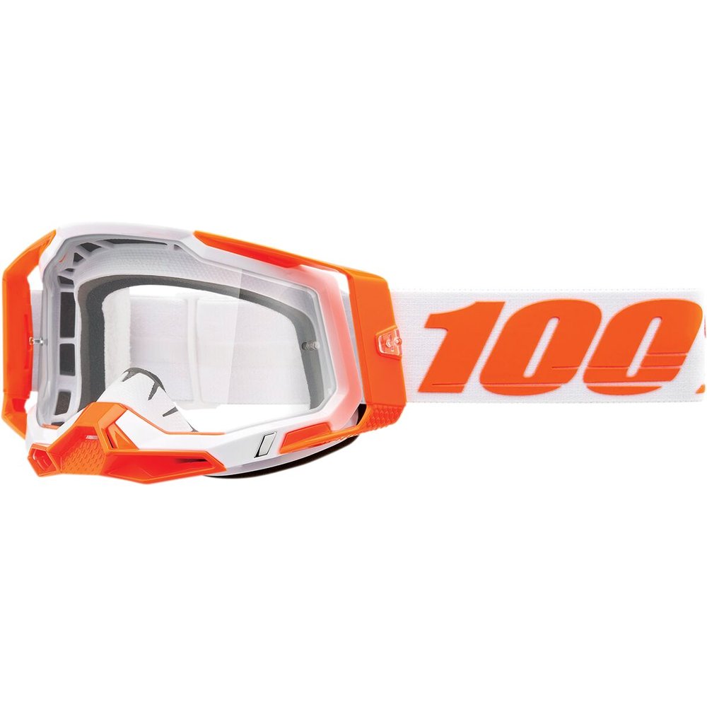 100% Racecraft 2 Brille orange klar