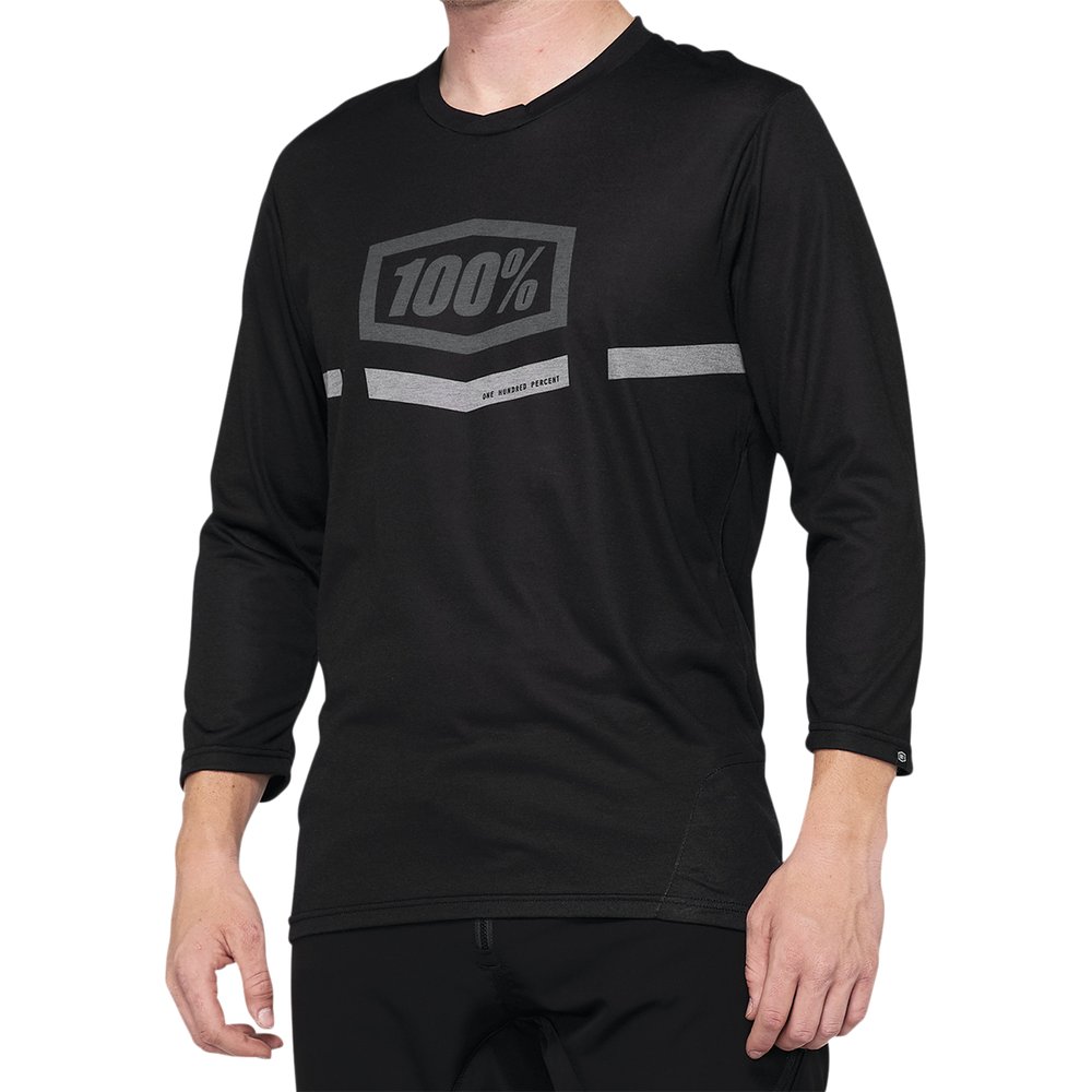 100% Airmatic 3/4 MTB Jersey schwarz 100% Airmatic 3/4 MTB Jersey schwarz