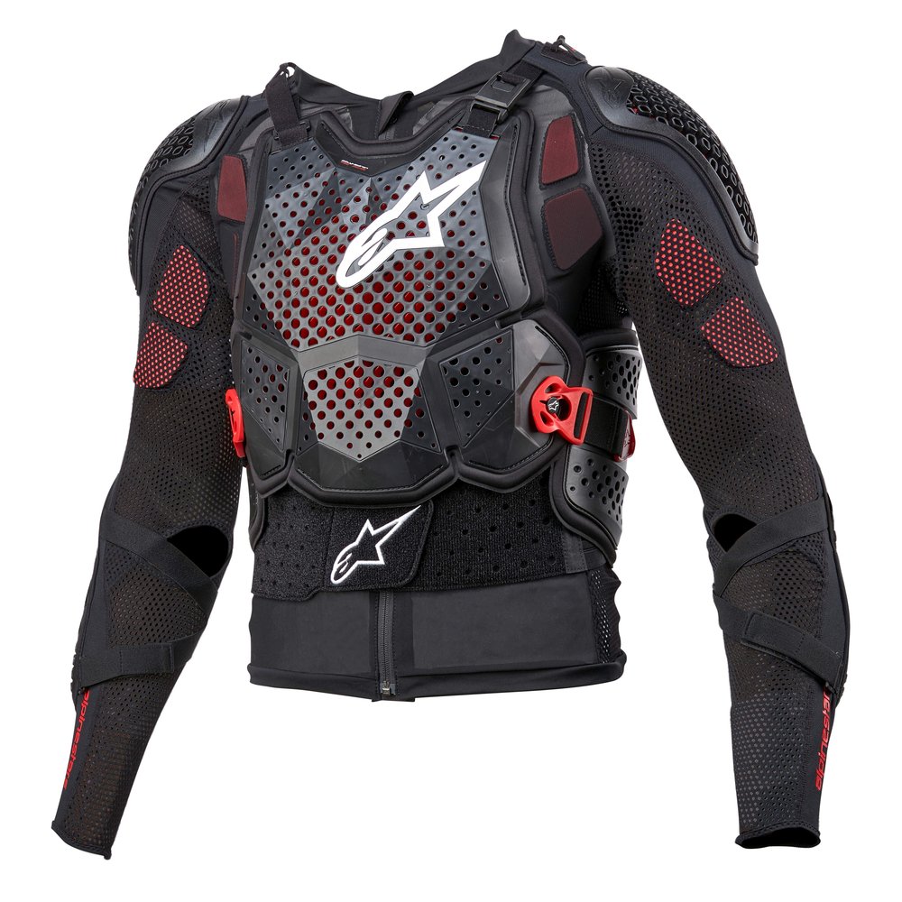 ALPINESTARS Bionic Tech V3 Protektorjacke schwarz weiss rot