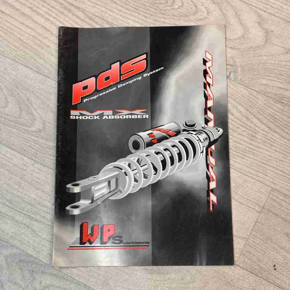 WP SUSPENSION PDS MX Shock Absorber Handbuch für Dämpfer gebraucht