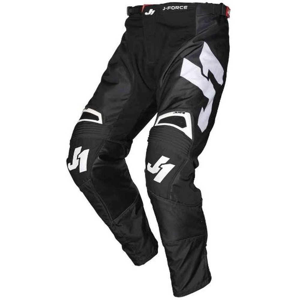 JUST1 J-Force Terra Kinder Motocross Hose schwarz weiss