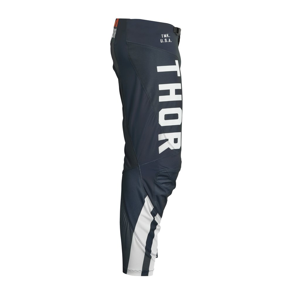 THOR Pulse Combat Kinder Motocross Hose blau weiss