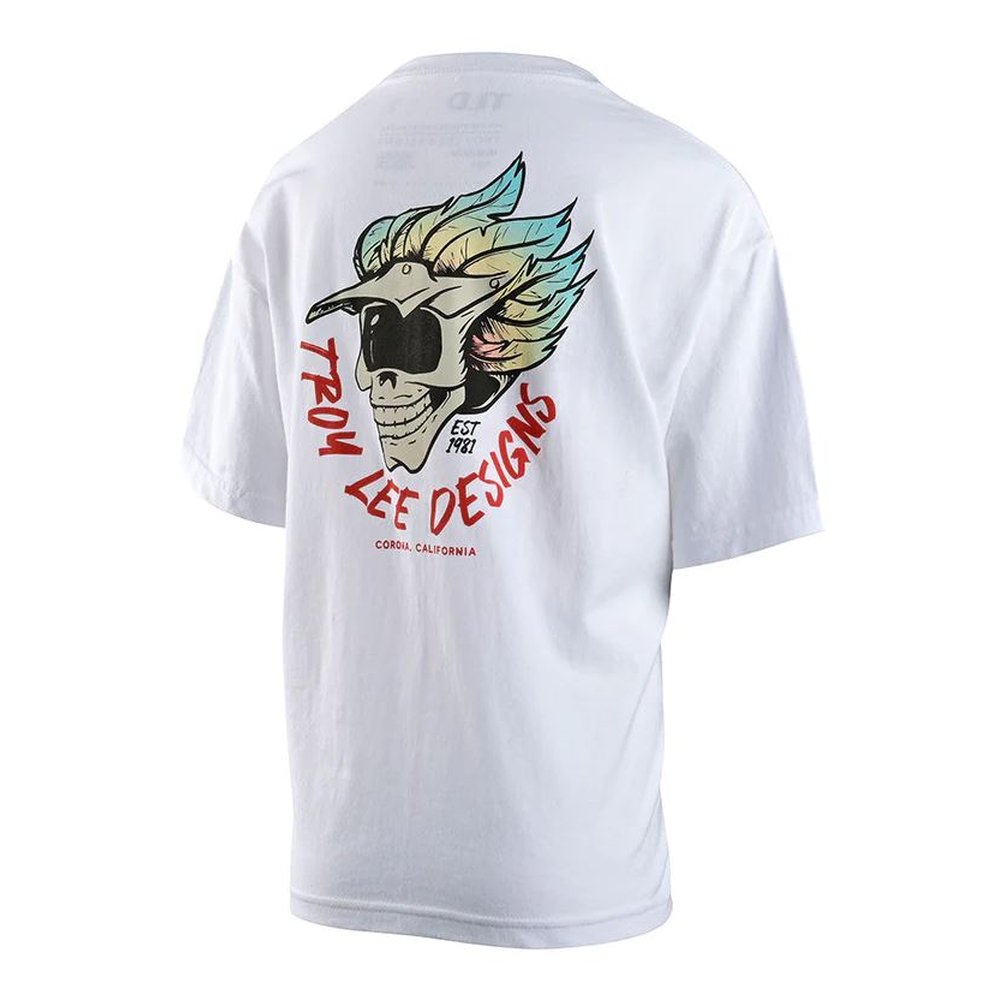 TROY LEE DESIGNS Feathers Kinder T-Shirt weiss TROY LEE DESIGNS Feathers Kinder T-Shirt weiss
