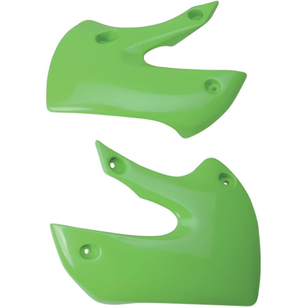 UFO Kühlerschutz Kawasaki KX65/KLX110 KX grün
