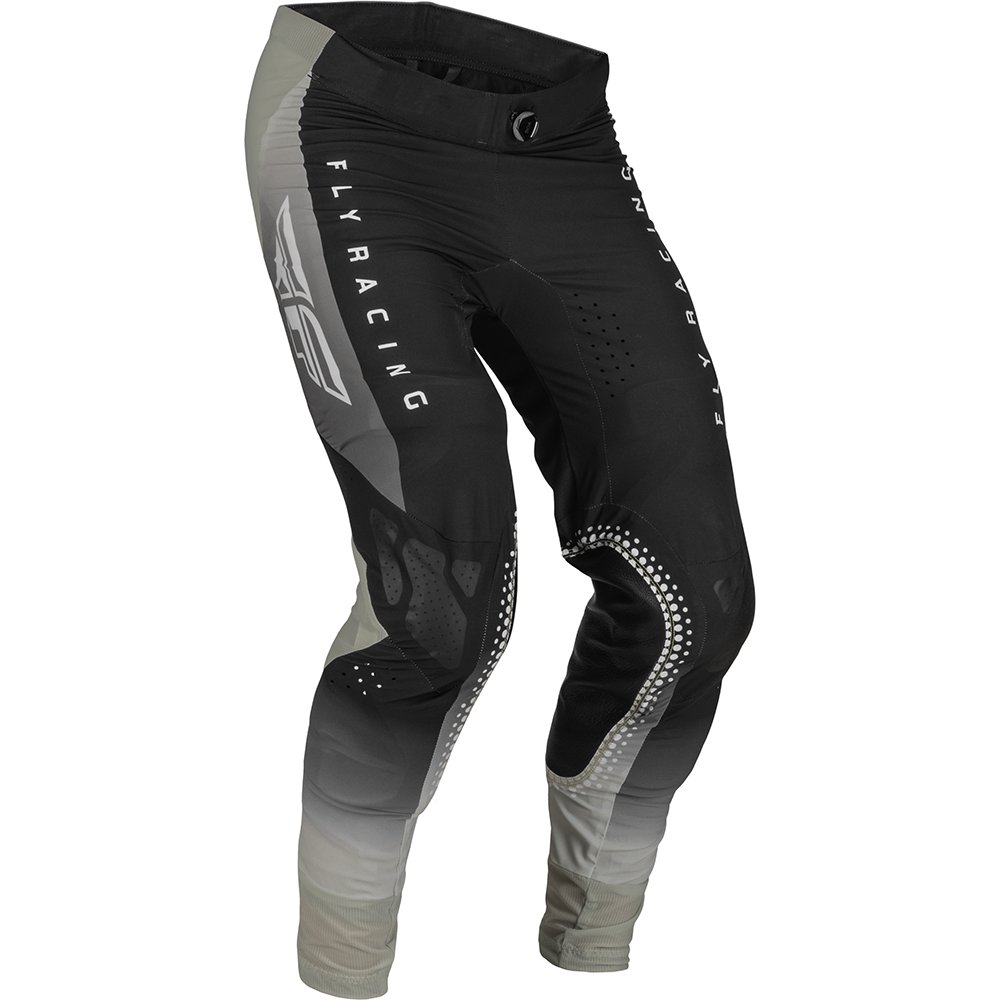 FLY Lite Motocross Hose schwarz antrazit grau