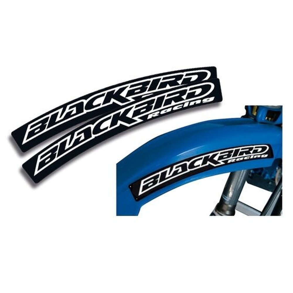 BLACKBIRD RACING Kotflügel-Aufkleber Sponsoren-2 2er Pack