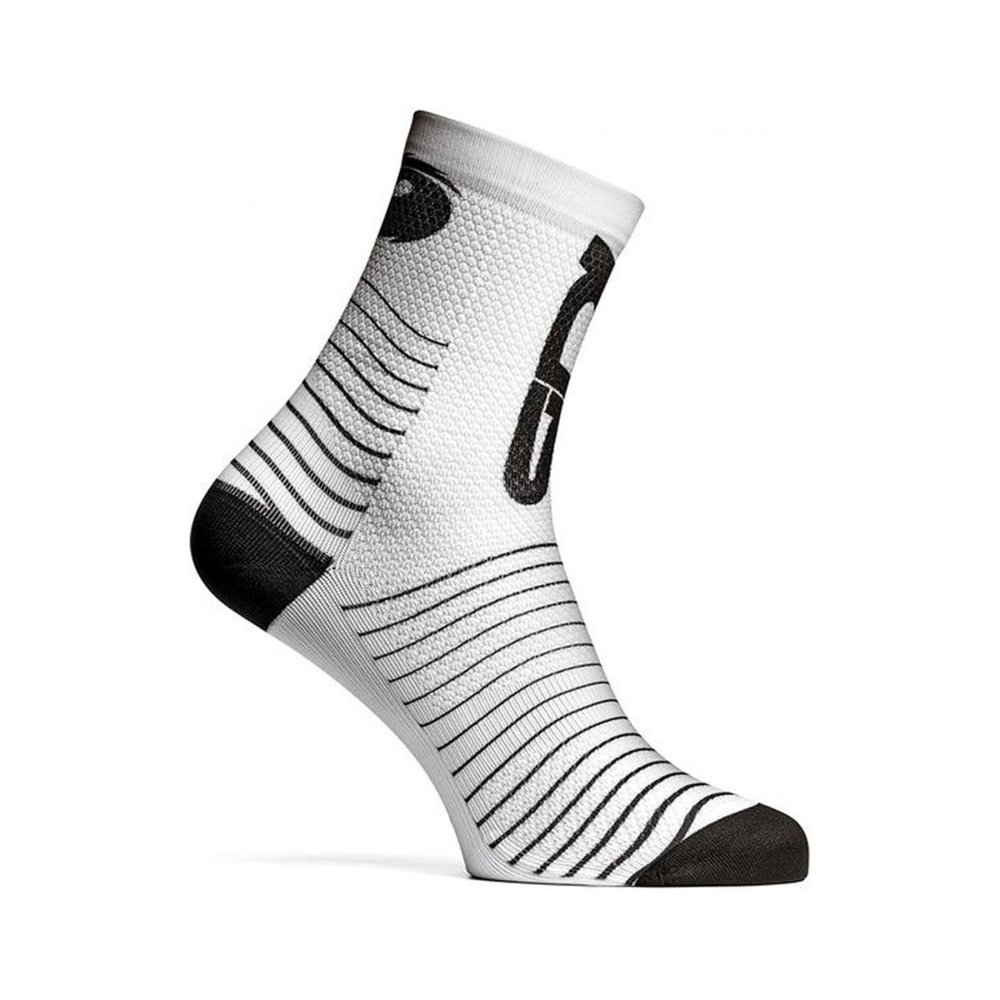 SIDI (Nr.282) Fun Line Socken weiss schwarz