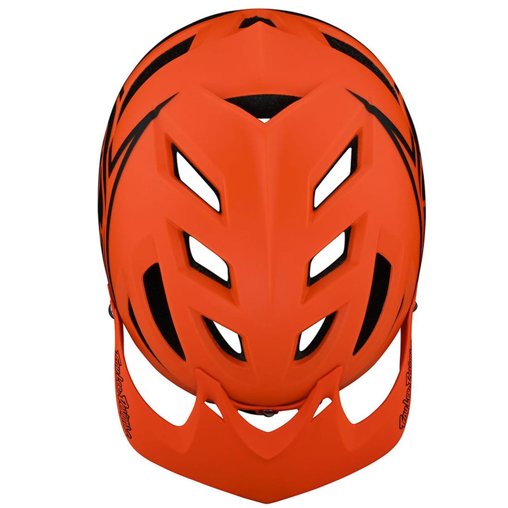 TROY LEE DESIGNS A1 MTB Helm Drone fire rot TROY LEE DESIGNS A1 MTB Helm Drone fire rot
