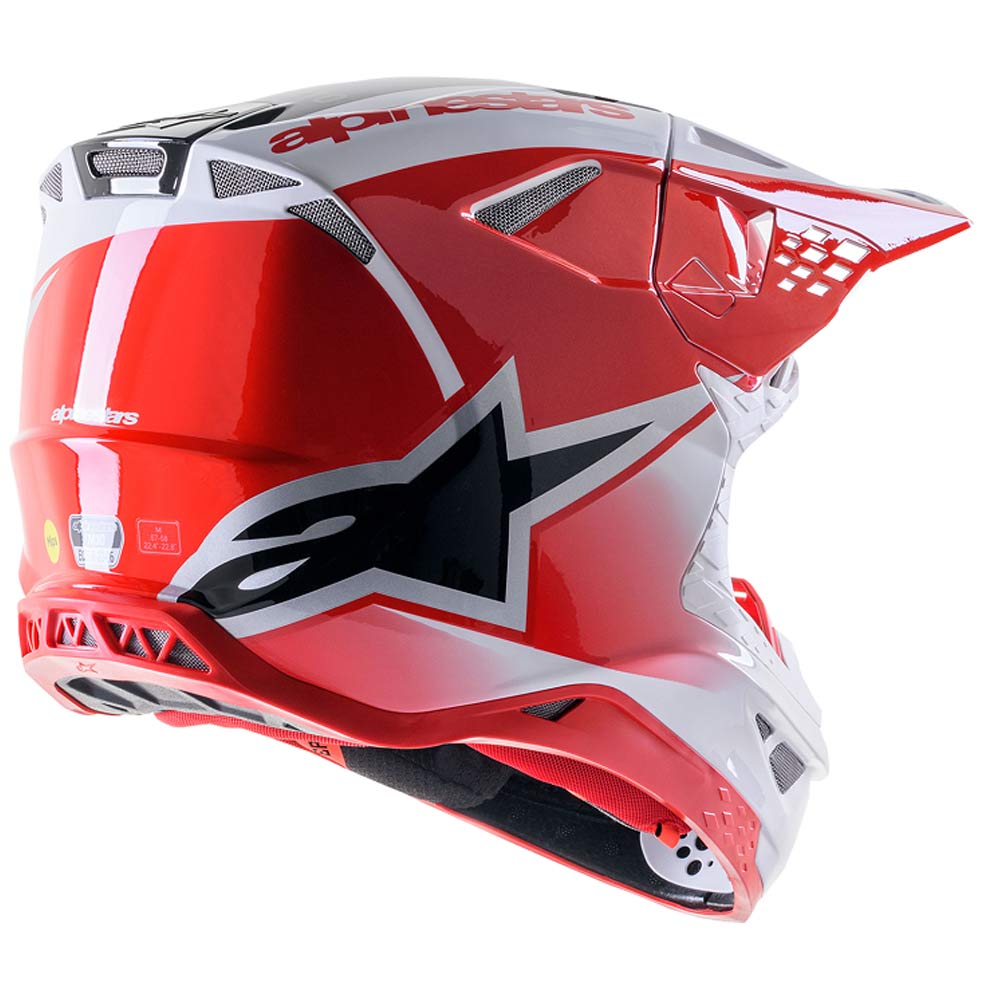 ALPINESTARS Supertech M10 Unit Motocross Helm rot weiss