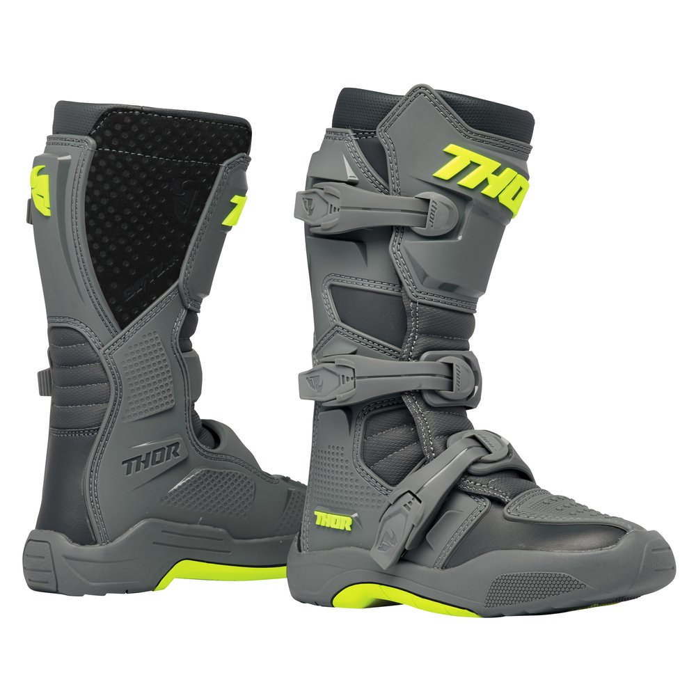 THOR Blitz XR Kinder Motocross Stiefel grau grau