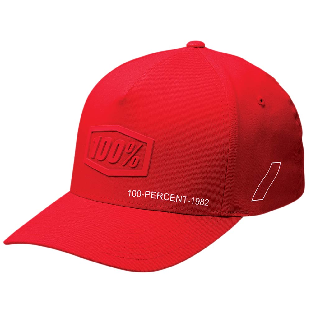 100% Shadow Kinder Snapback Kappe rot