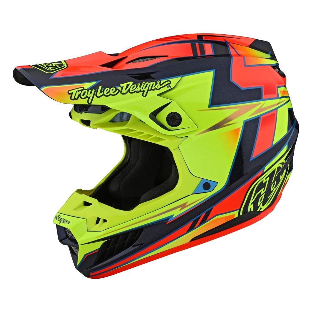 TROY LEE DESIGNS SE5 Graph Motocross Helm gelb