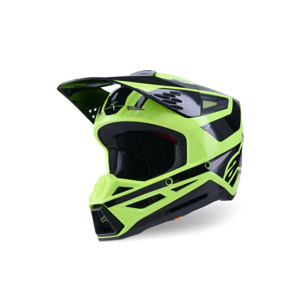 ALPINESTARS Supertech M3 Heat Motocross Helm gelb/schwarz