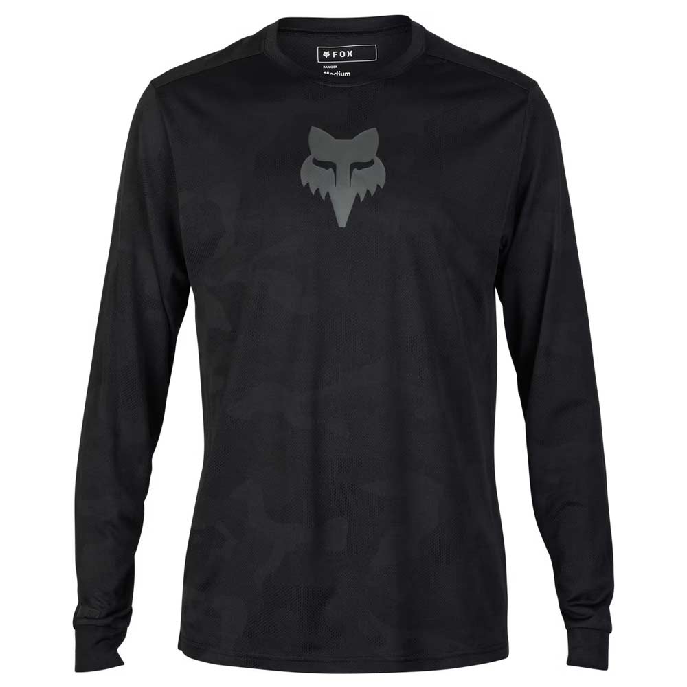 FOX RANGER TRU DRI MTB Jersey langärmlig Schwarz