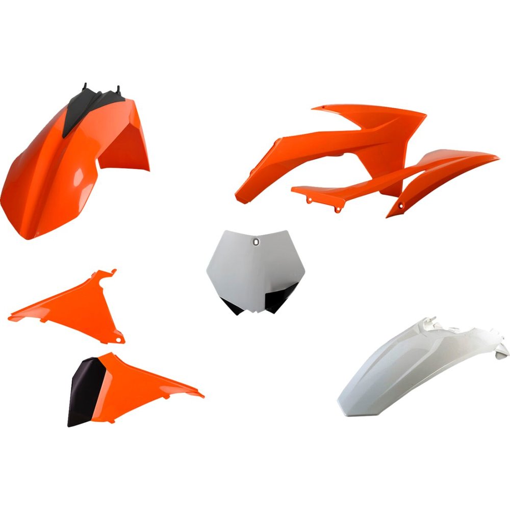 POLISPORT Komplettes Karosserie-Verkleidungs-Kit passend für KTM passend für KTM SX MODELS 2011 OEM