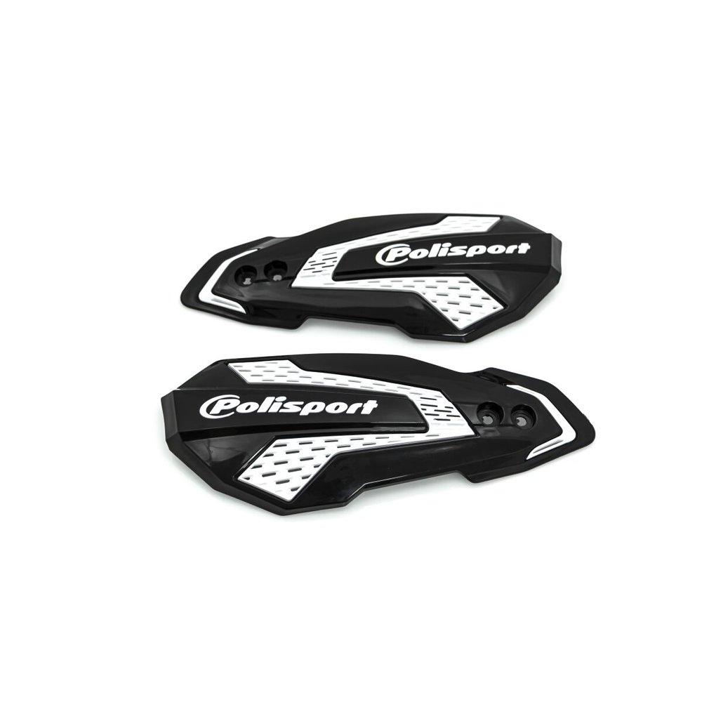 POLISPORT Ersatz-Plastikteile Ersatz-Plastikteile MX Flow Handprotektoren schwarz weiss