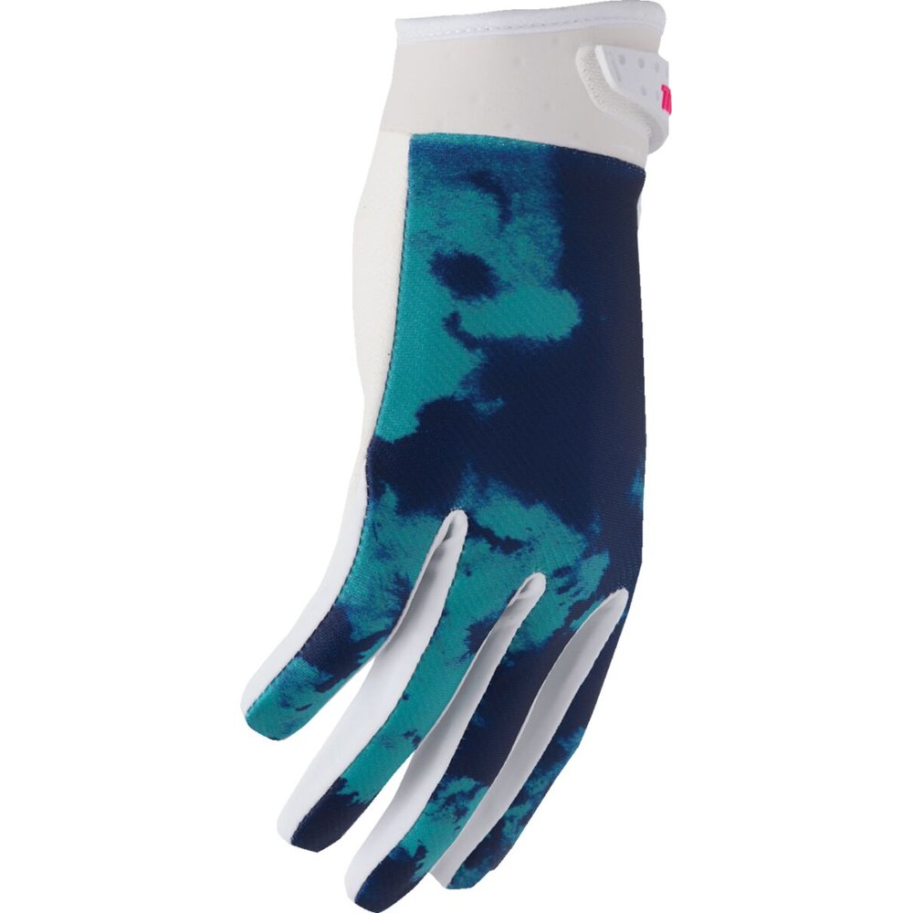 THOR Launchmode Bleach Youth Kinder Handschuhe weiss/Aqua blau