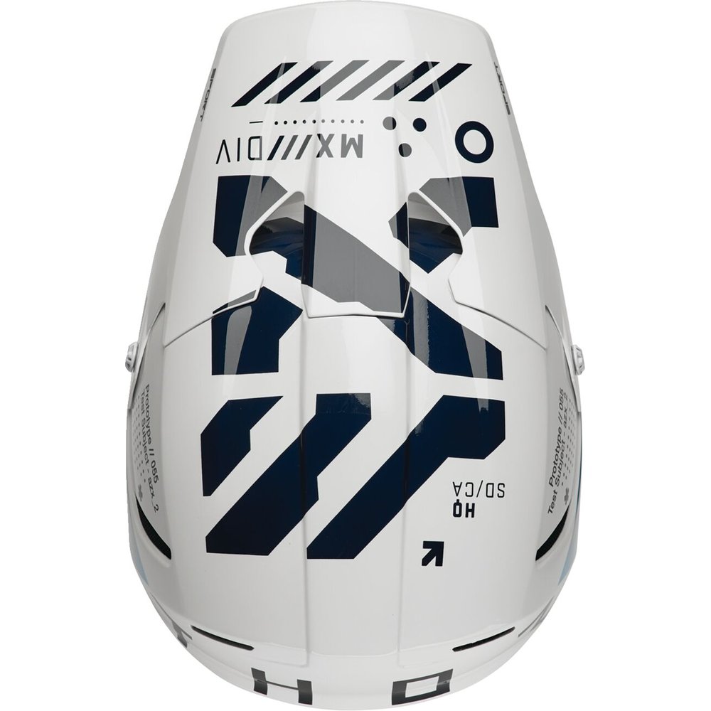 THOR Reflex Sport Motocross Helm Strike navy blau neon gelb