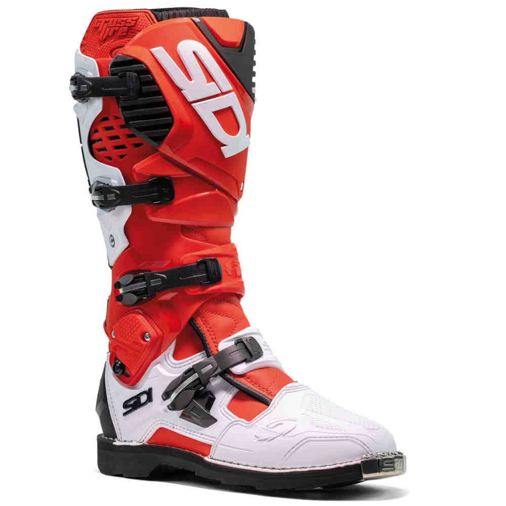 SIDI Crossfire 3 Motocross Stiefel rot weiss SIDI Crossfire 3 Motocross Stiefel rot weiss