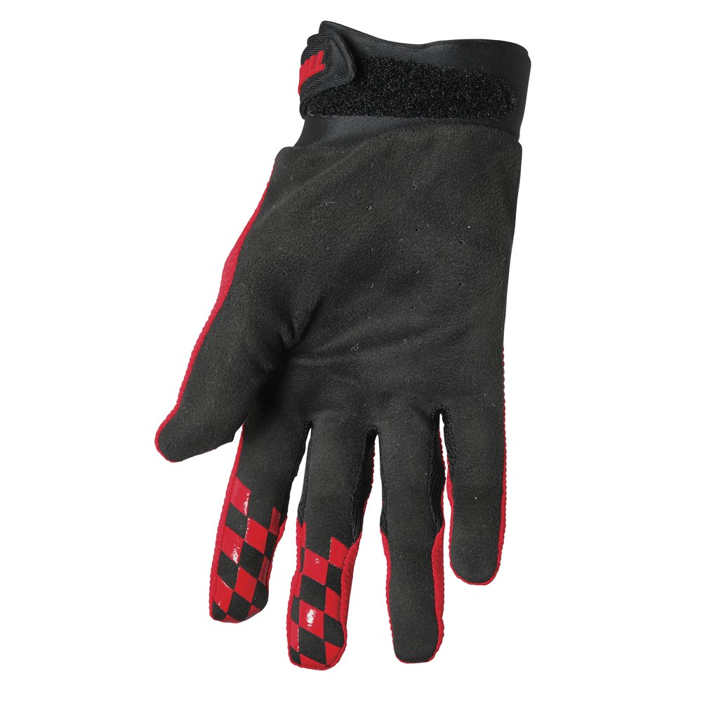THOR Draft Motocross Handschuhe rot schwarz THOR Draft Motocross Handschuhe rot schwarz