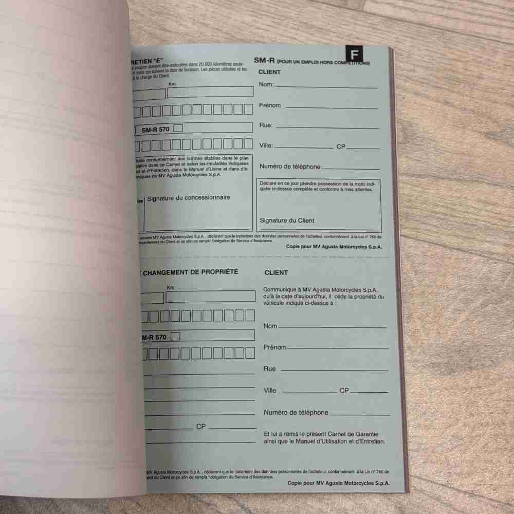 HUSQVARNA CR WR TC TE SMR Kauf-Anmeldung Buch Original OEM 800090573