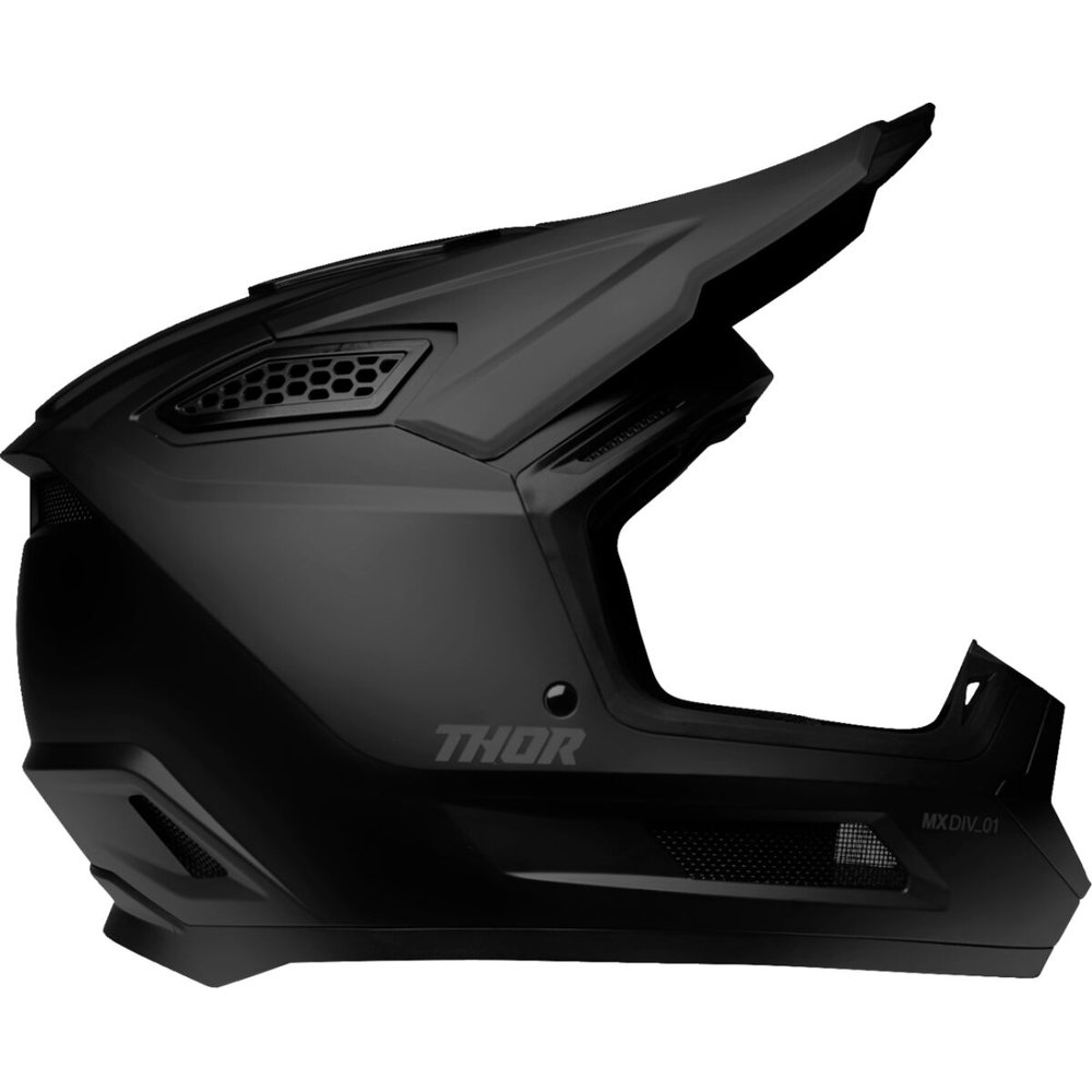 THOR Fleet Motocross Helm Blackout schwarz