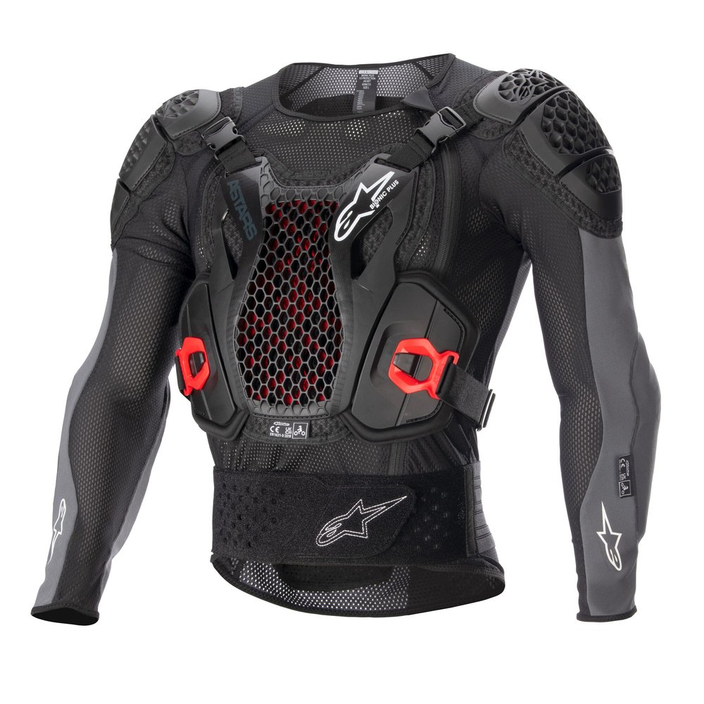 ALPINESTARS Bionic Plus V2 Protektor Jacke schwarz rot