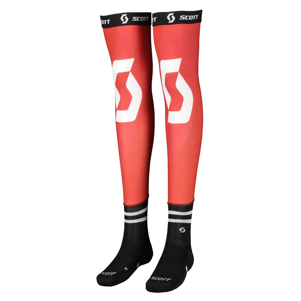 SCOTT Knee Brace Socken fiery rot