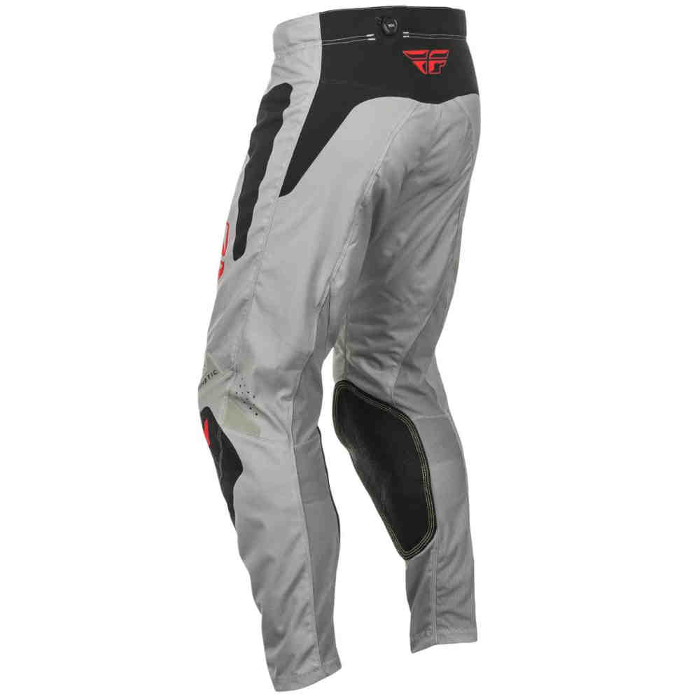 FLY Kinetic Sym Motocross Hose Hell grau/rot/schwarz FLY Kinetic Sym Motocross Hose Hell grau/rot/schwarz