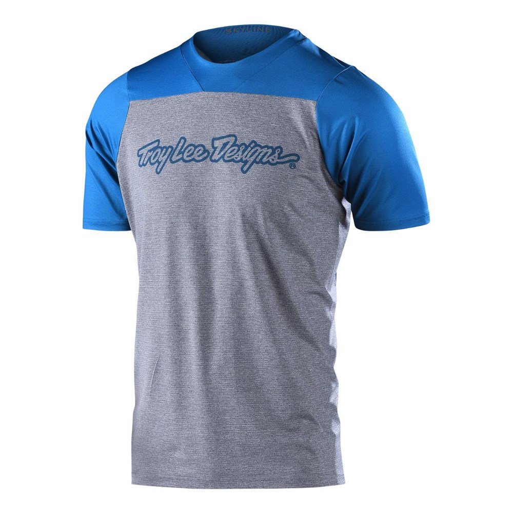 TROY LEE DESIGNS Skyline kurzärmliges MTB Jersey slate blau TROY LEE DESIGNS Skyline kurzärmliges MTB Jersey slate blau