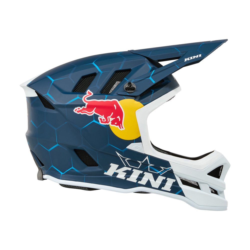 KINI RED BULL DHC MTB Helm 1.0 blau/weiss KINI RED BULL DHC MTB Helm 1.0 blau/weiss