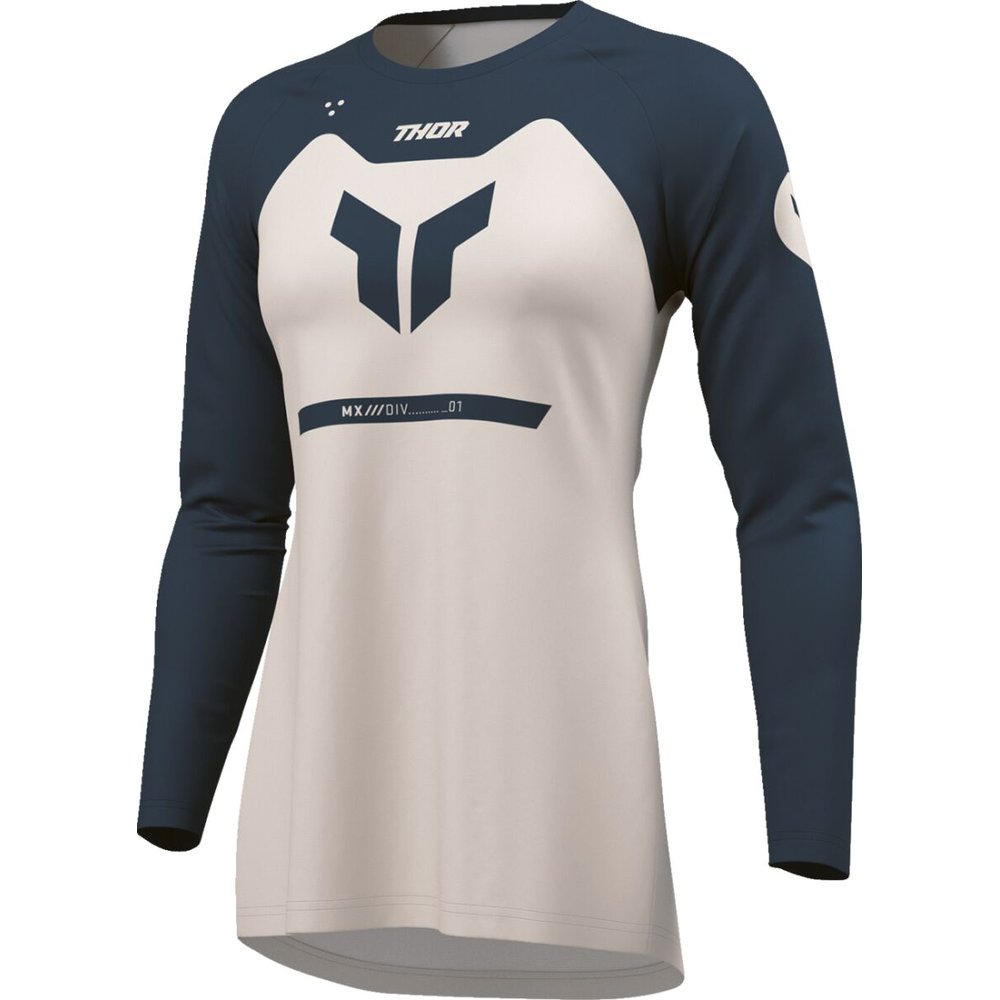 THOR Ridemode Menace Frauen Jersey midnight blau/dust beige THOR Ridemode Menace Frauen Jersey midnight blau/dust beige