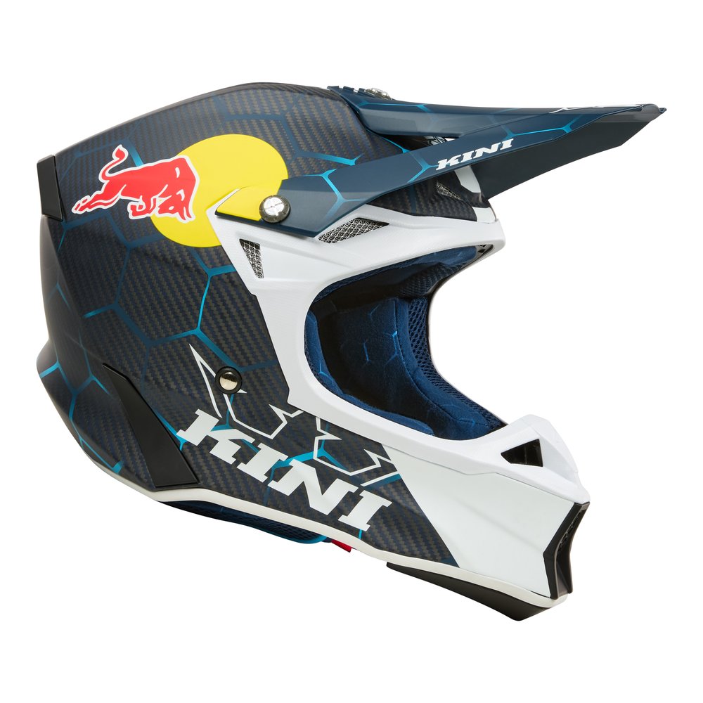 KINI RED BULL MXC2 Motocross Helm 2.0 blau/weiss