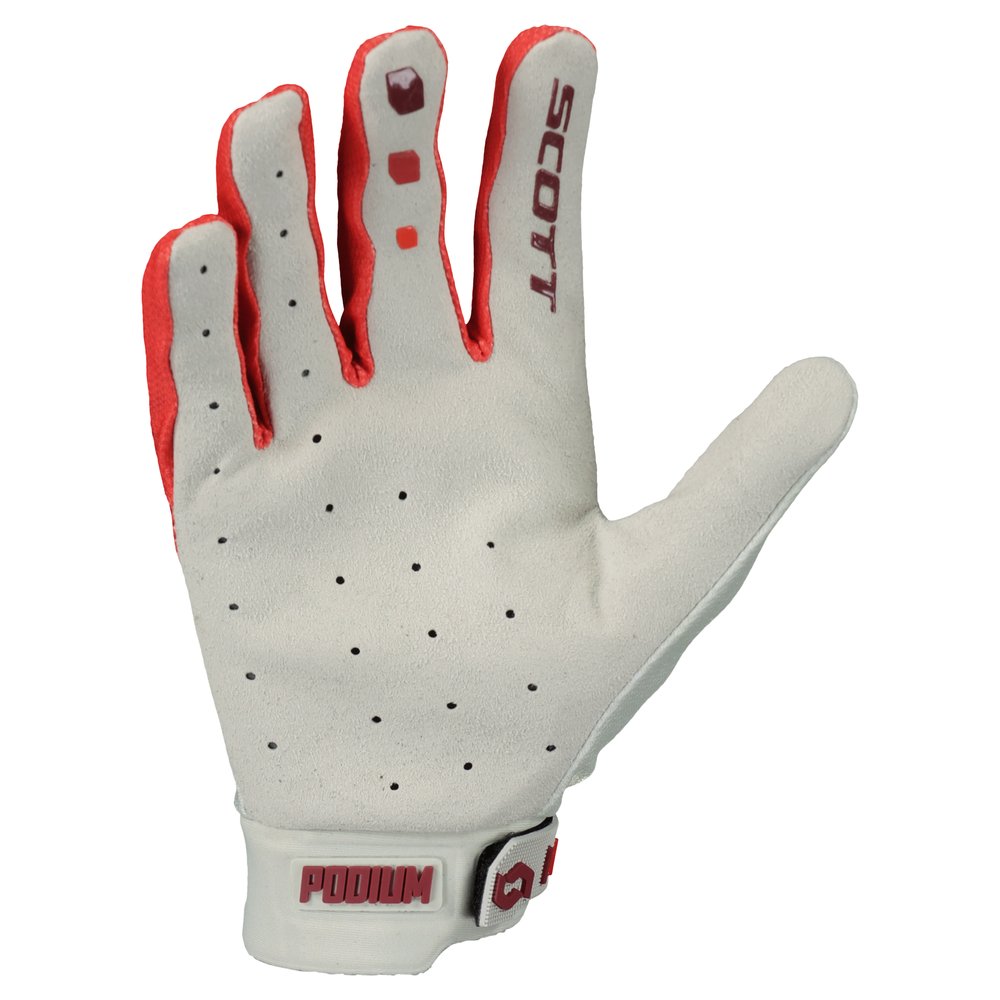SCOTT Podium Pro Handschuhe rot grau SCOTT Podium Pro Handschuhe rot grau