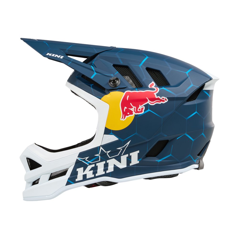 KINI RED BULL DHC MTB Helm 1.0 blau/weiss KINI RED BULL DHC MTB Helm 1.0 blau/weiss