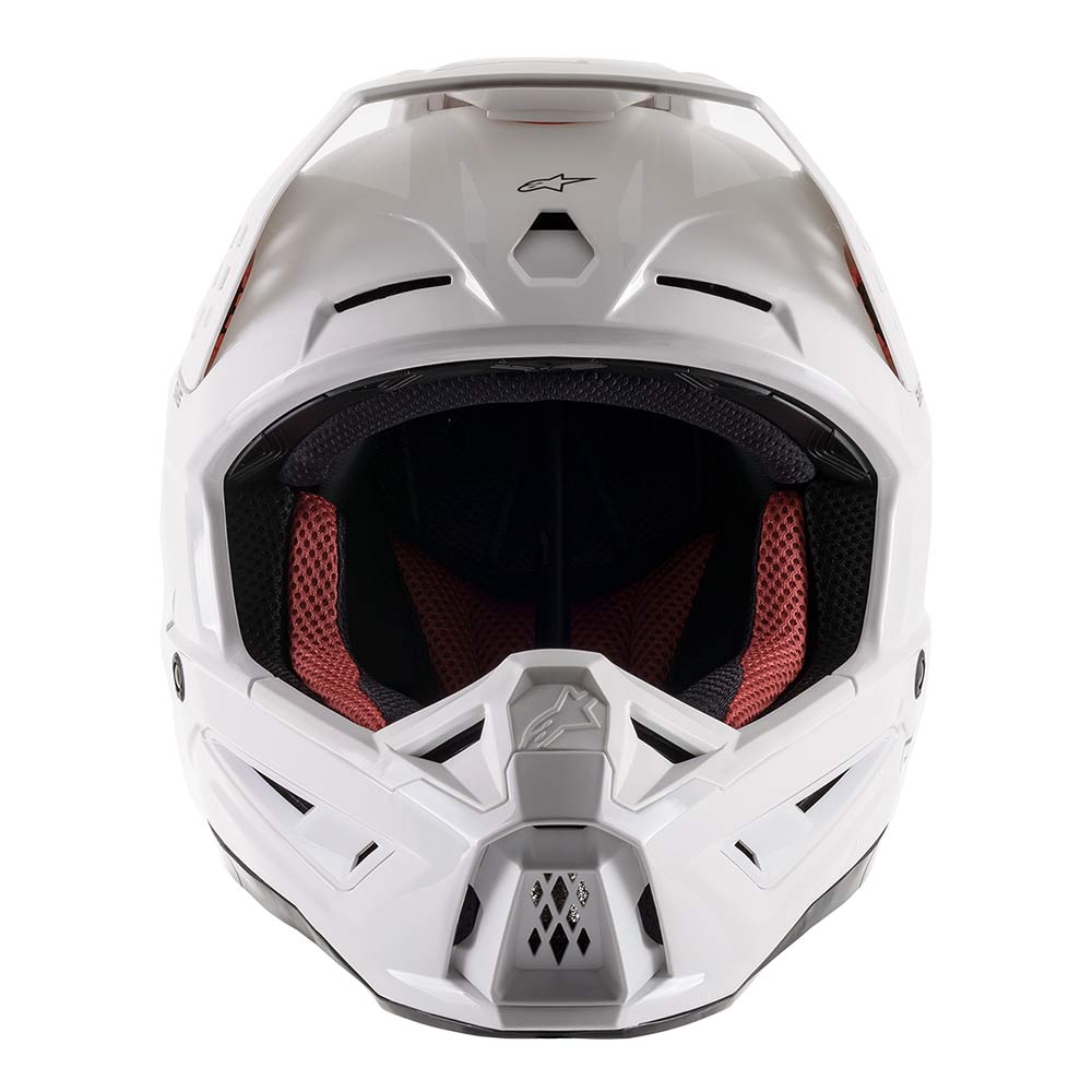 ALPINESTARS Supertech M5 Solid Motocross Helm weiss ALPINESTARS Supertech M5 Solid Motocross Helm weiss