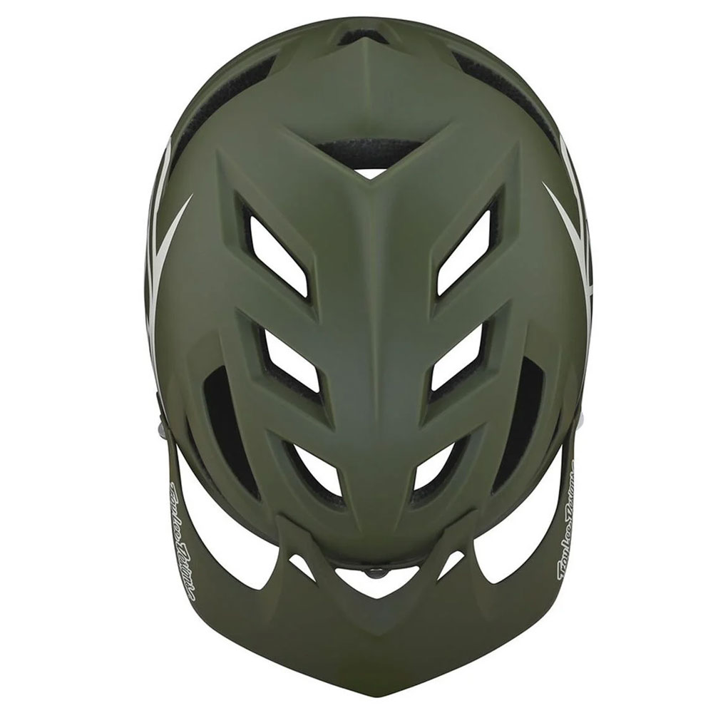 TROY LEE DESIGNS A1 MTB Helm Drone steel grün TROY LEE DESIGNS A1 MTB Helm Drone steel grün