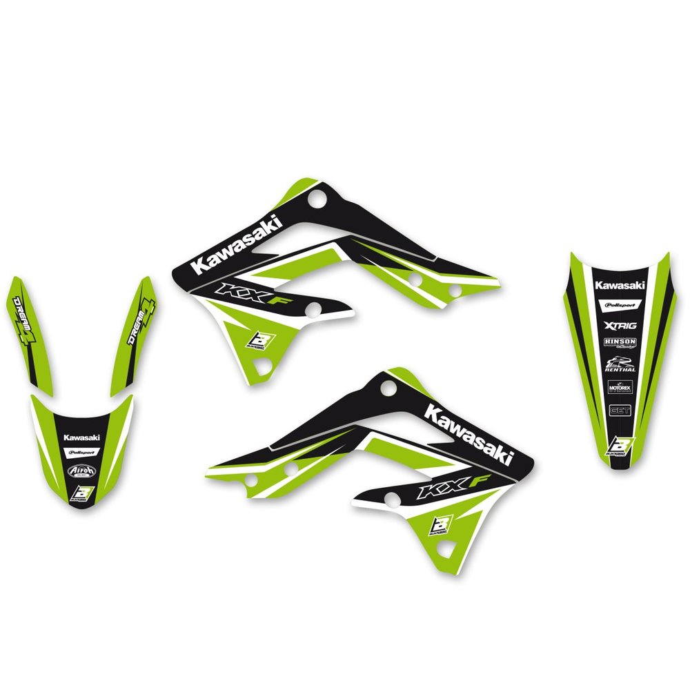 BLACKBIRD RACING Dekorsatz mit Sitzbankbezug Kawasaki KXF450 12-15