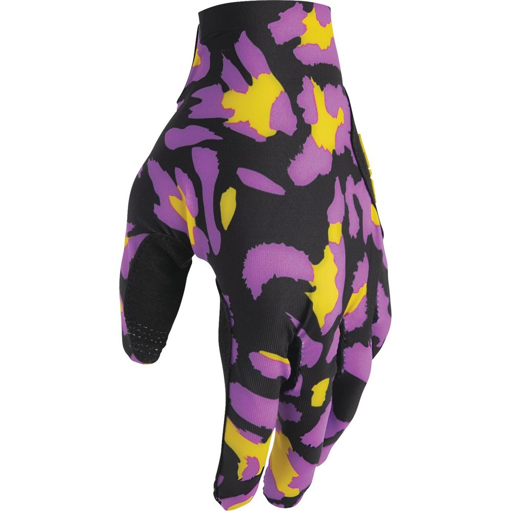 THOR Sportmode Cheetah Handschuhe gelb/lila