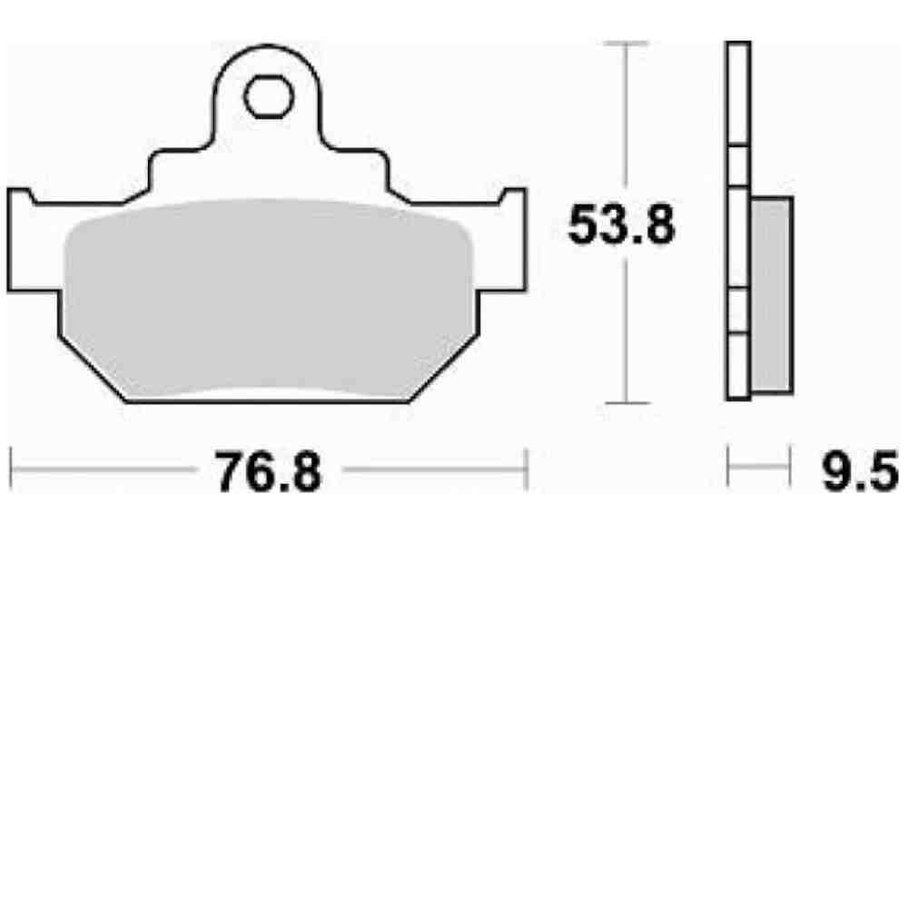 BRAKING 681 SM11GG Bremsbelag-Satz