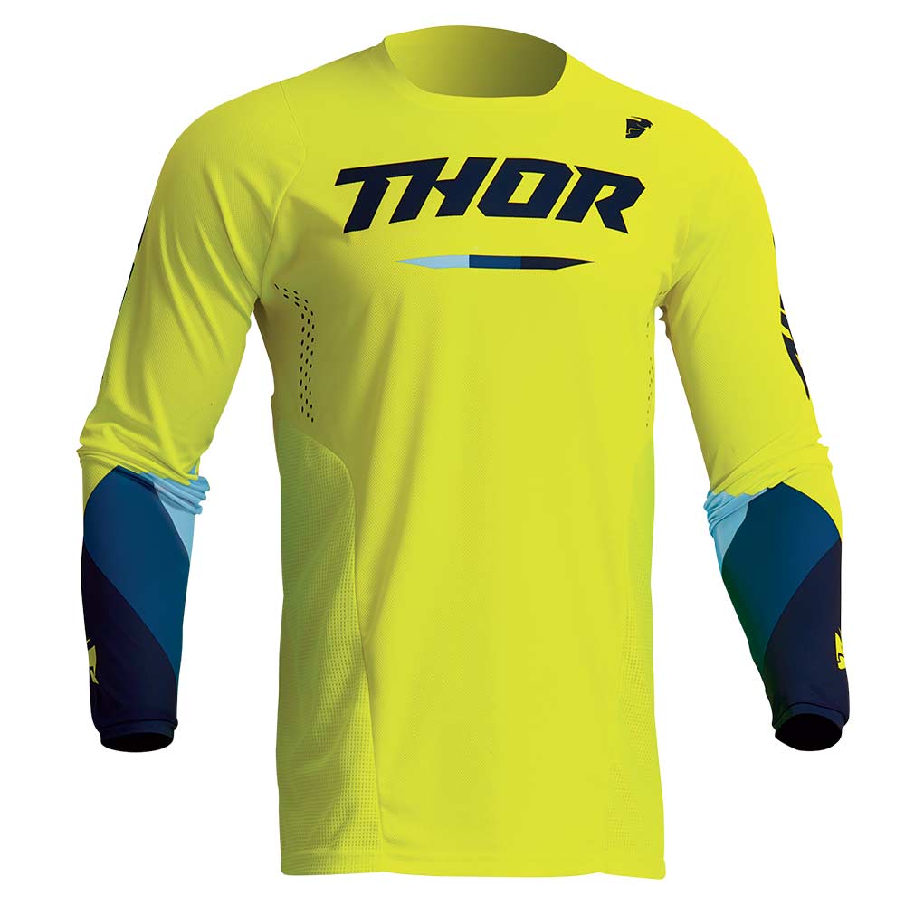 THOR Pulse Tactic Kinder MX MTB Jersey gelb